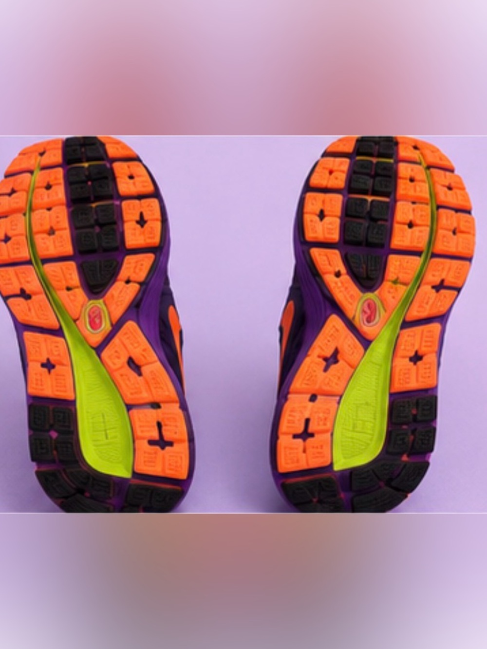 Nike Lunarglide Women’s Athletic Shoe in Purple, Orange & Navy Accents size 9.5 - Picture 8 of 8